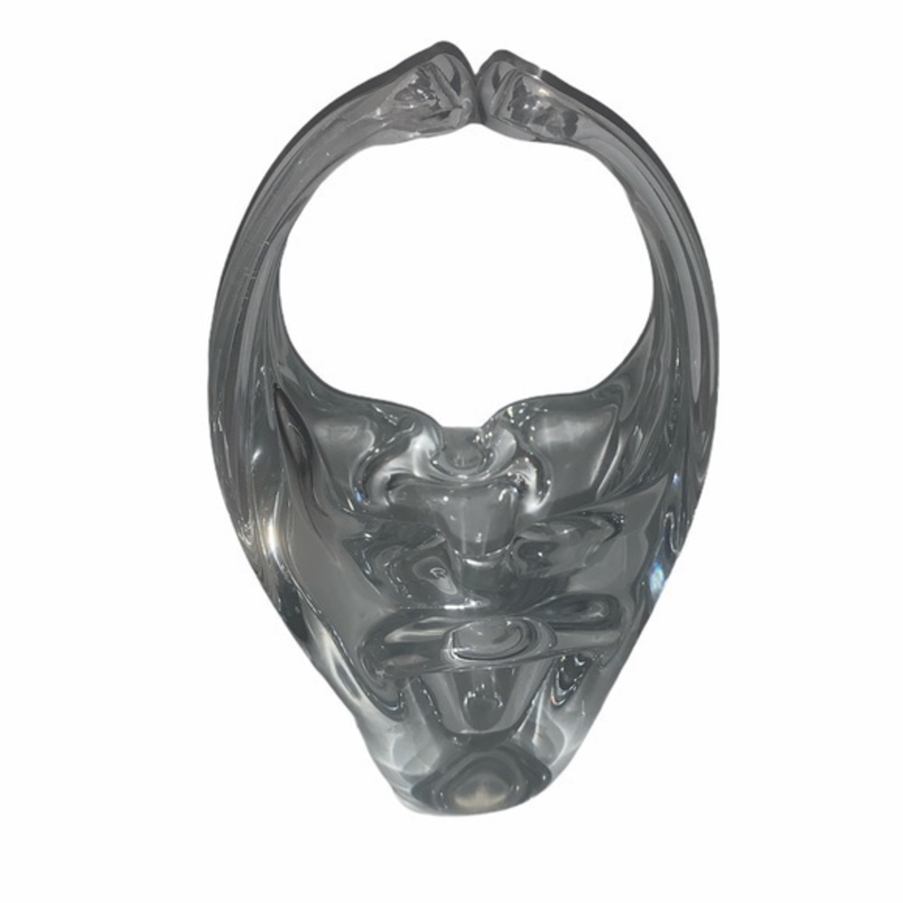 Murano Crystal clear basket